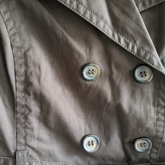 Benetton brown trench coat - Picture 5 of 6